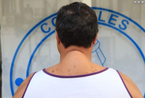 Camiseta Tirantas de Canalé Blanca con Ribetes - Imagen 2