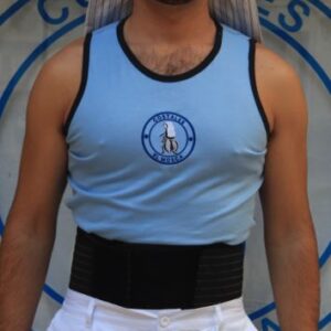 Camiseta de Tirantes Bordada 100% Algodón