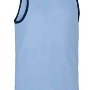 Camiseta Bordada Tirantas de Canalé Blanca con Ribetes