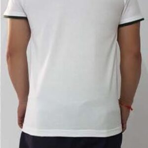 Camiseta Blanca con Ribetes
